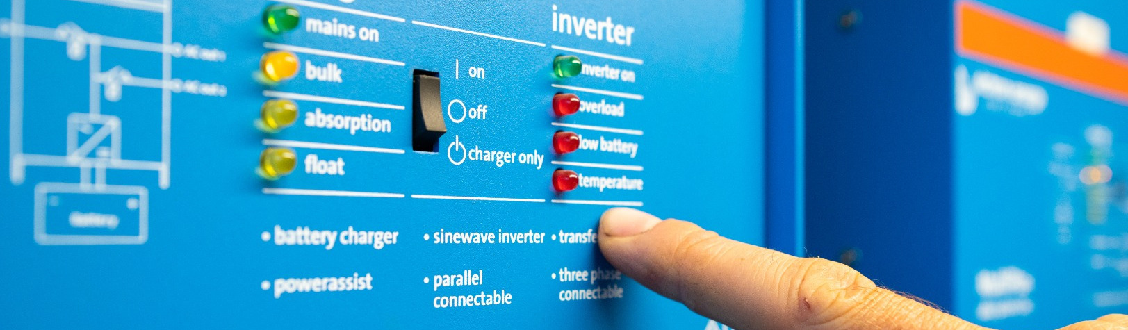 Solar Inverter control panel